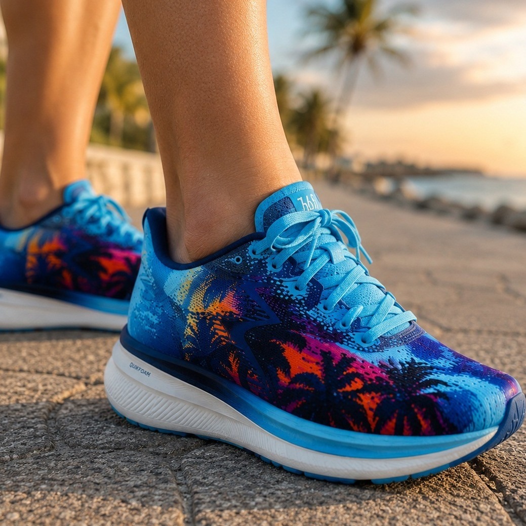 361 Degrees Centauri Womens Running Shoes 9 Aqua Twilight Blue Sunset New In Box